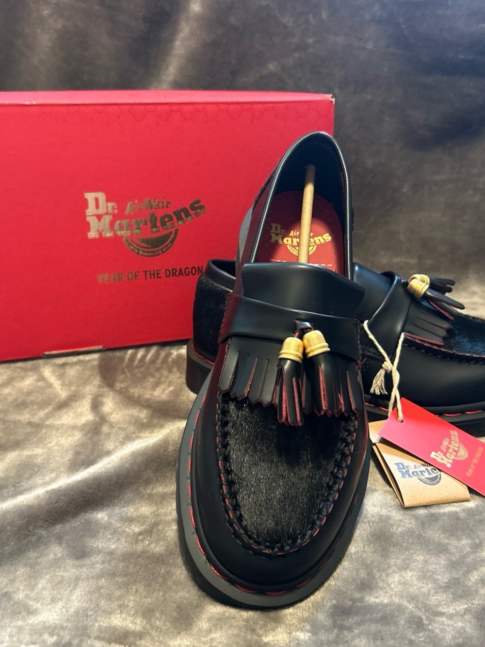 Dr. Marten’s limited edition year of the dragon loafers